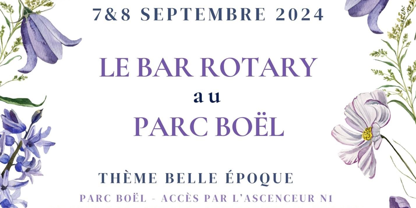 Bar Rotary au Parc Boël